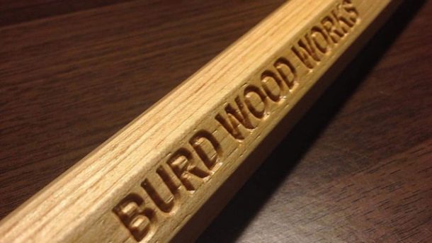 BURD WOOD WORKS Hickory ONE YEAR WARRANTY BOX  Lacrosse 32 inch Defense Shaft 